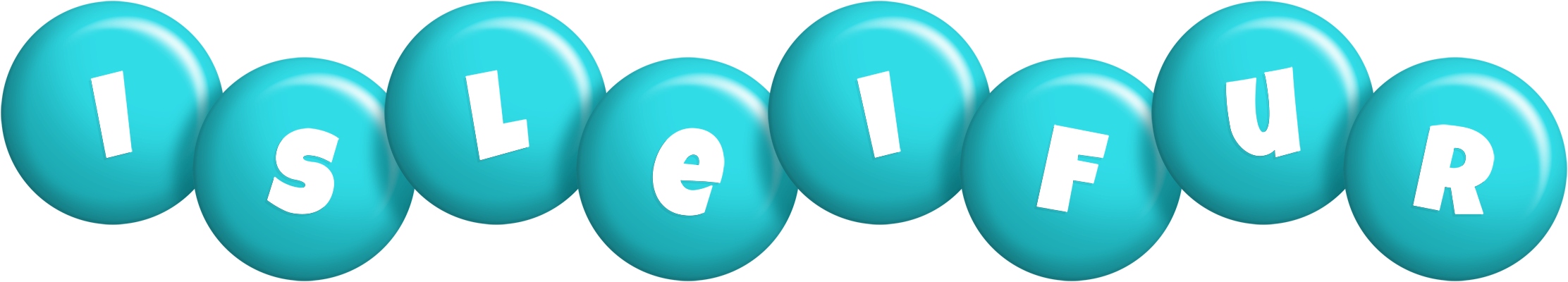 Isleifur candy-azur logo