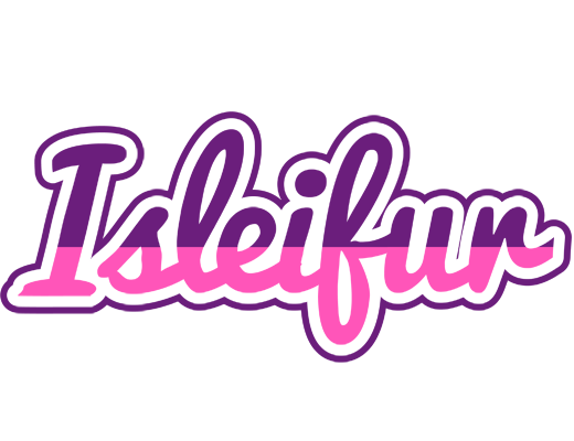Isleifur cheerful logo