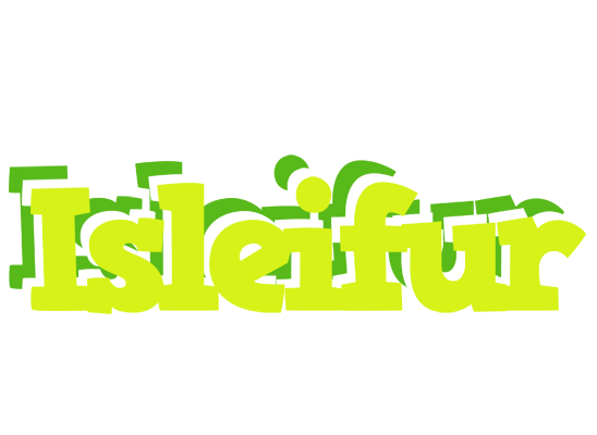 Isleifur citrus logo