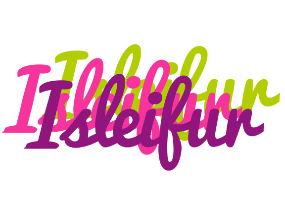 Isleifur flowers logo