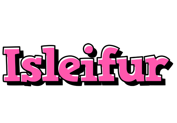 Isleifur girlish logo