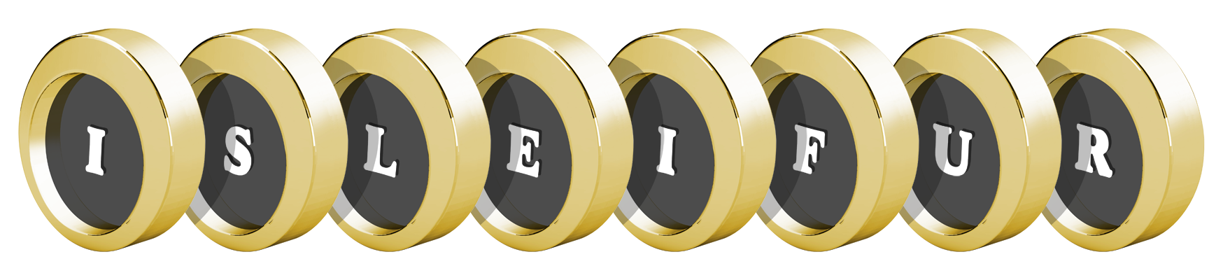 Isleifur gold logo