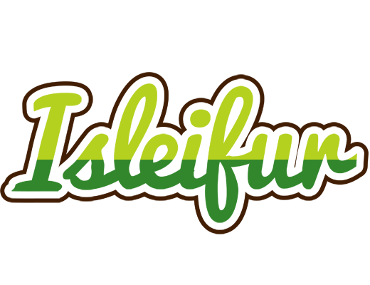 Isleifur golfing logo