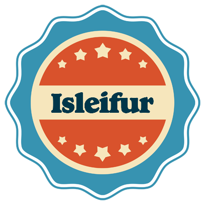 Isleifur labels logo