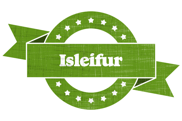 Isleifur natural logo