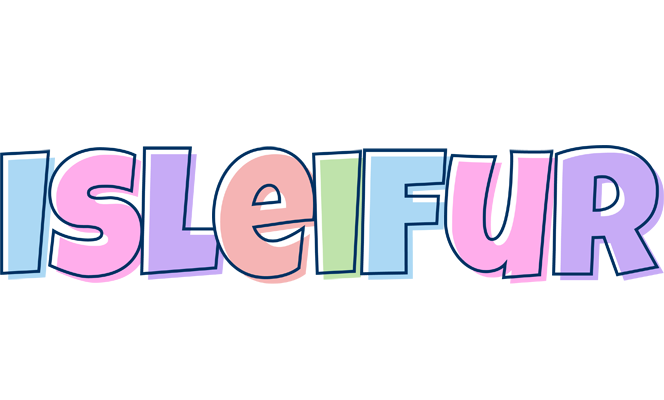 Isleifur pastel logo