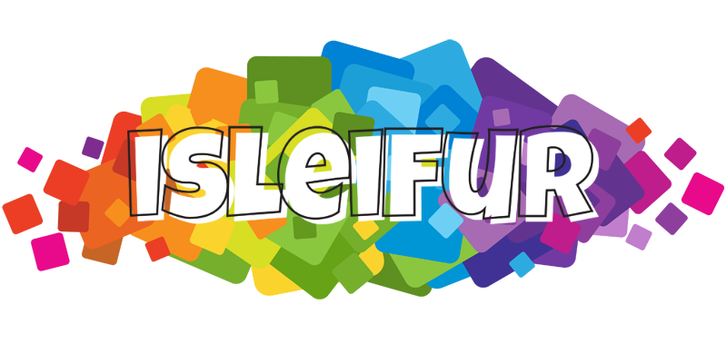 Isleifur pixels logo