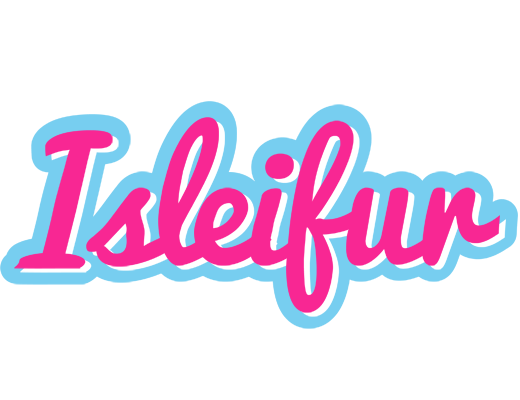 Isleifur popstar logo