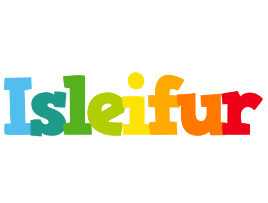 Isleifur rainbows logo