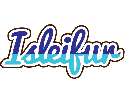 Isleifur raining logo