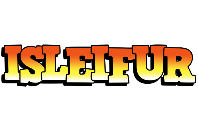Isleifur sunset logo