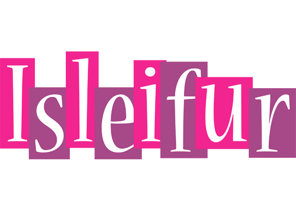 Isleifur whine logo