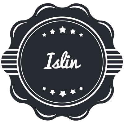 Islin badge logo