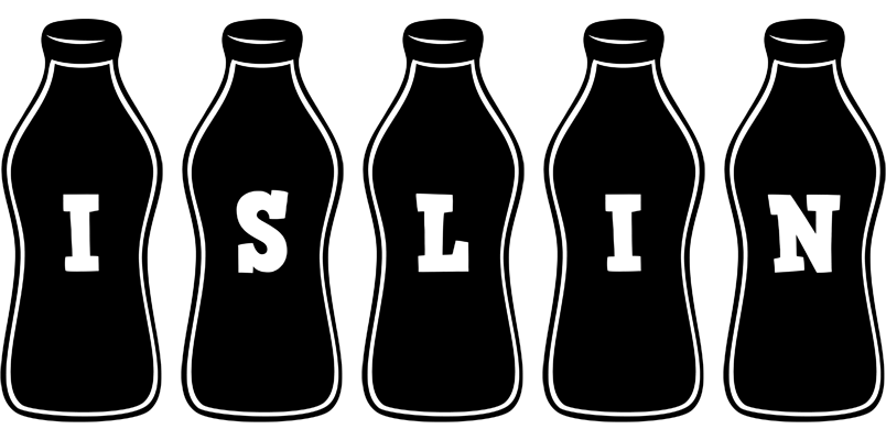Islin bottle logo