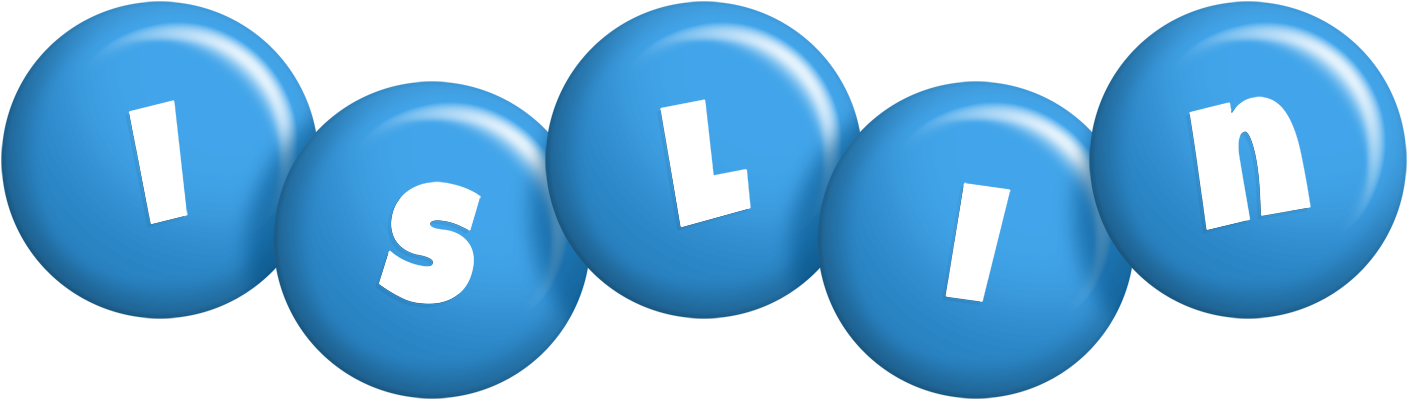 Islin candy-blue logo