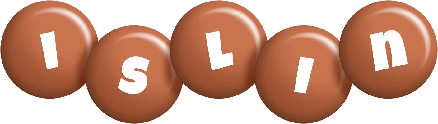 Islin candy-brown logo