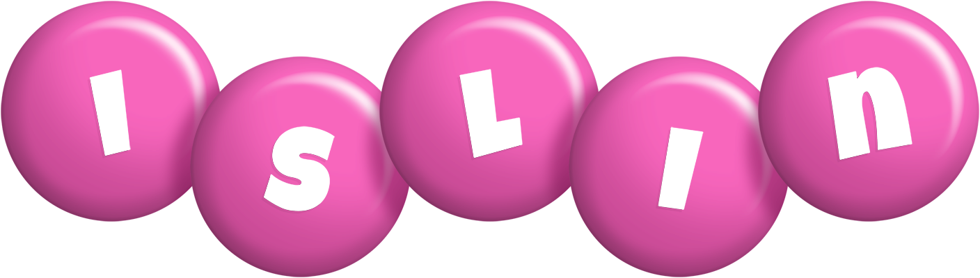 Islin candy-pink logo