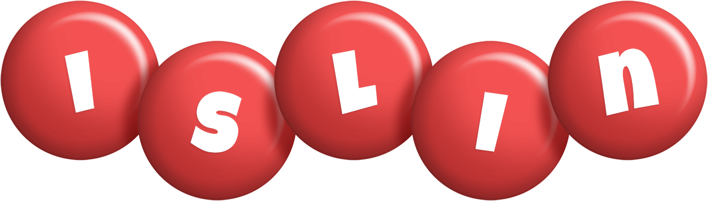 Islin candy-red logo