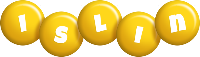 Islin candy-yellow logo