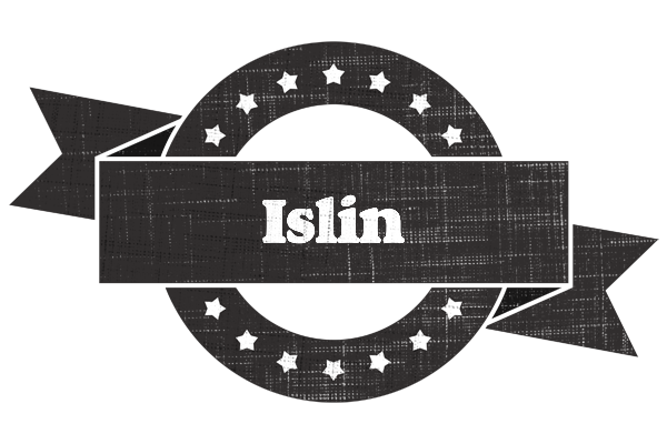 Islin grunge logo