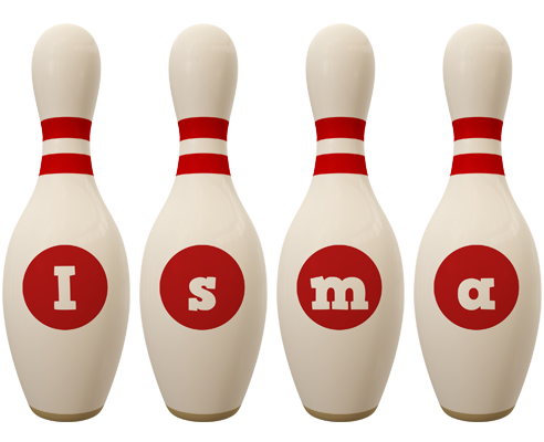 Isma bowling-pin logo