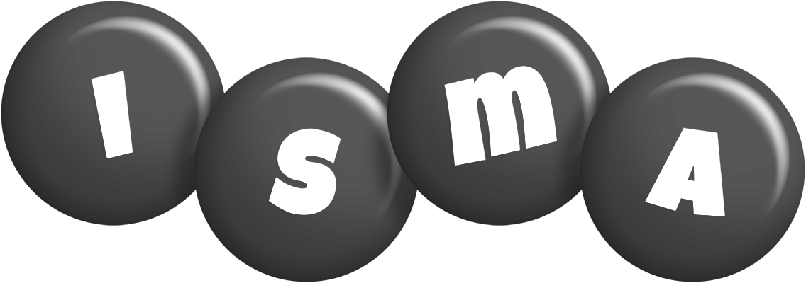 Isma candy-black logo