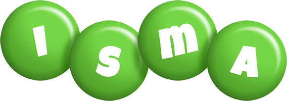 Isma candy-green logo