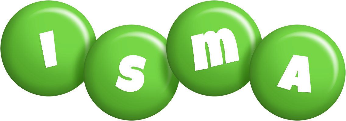 Isma candy-green logo