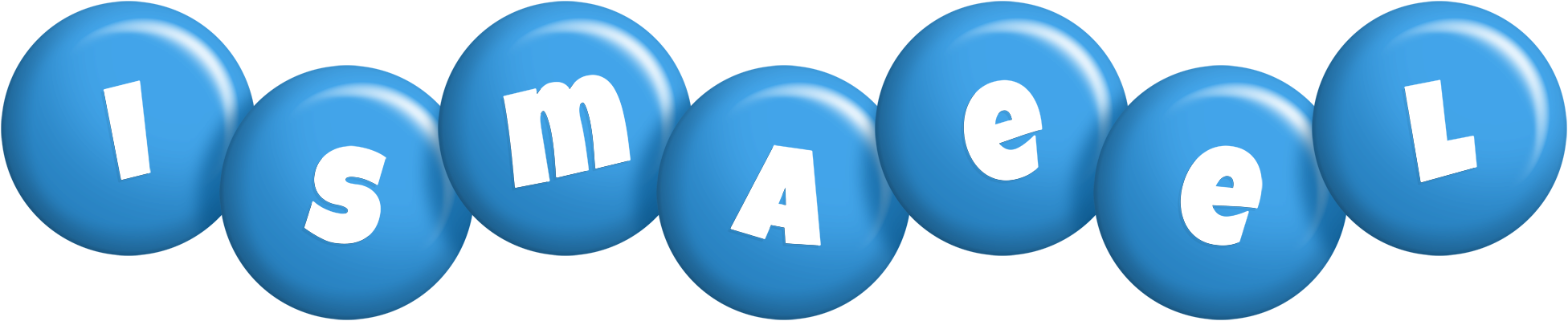 Ismaeel candy-blue logo