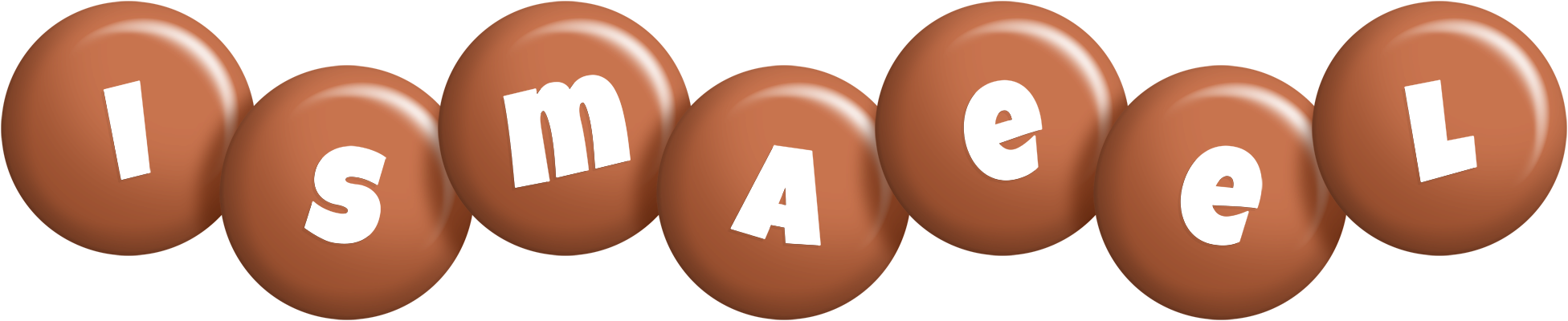 Ismaeel candy-brown logo