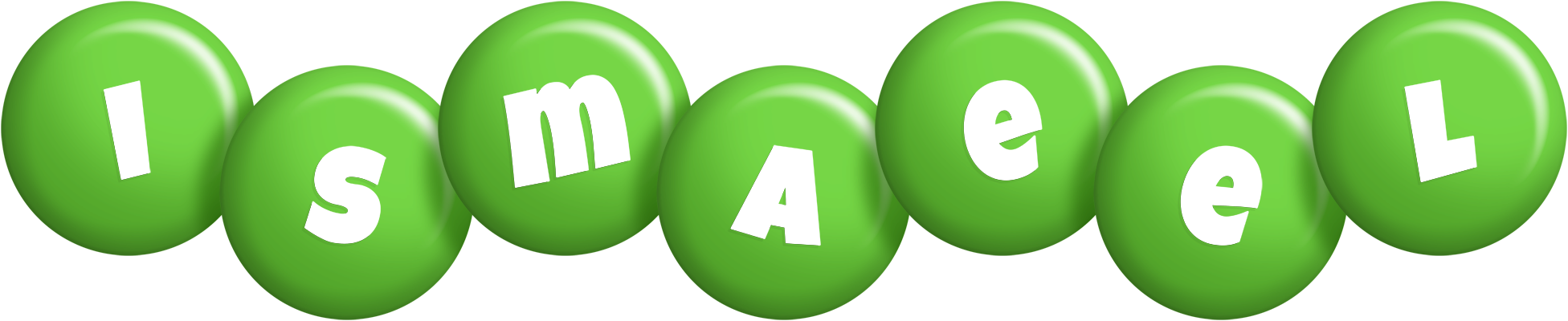 Ismaeel candy-green logo