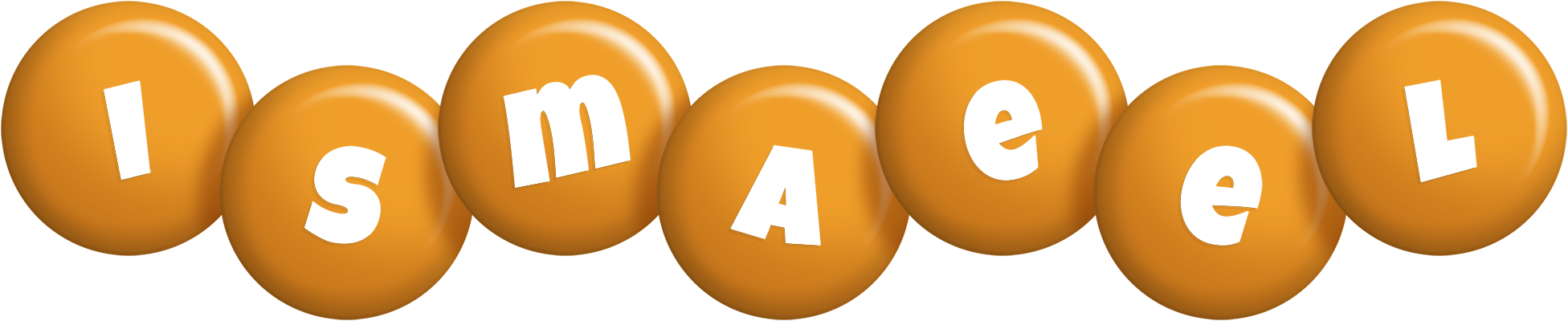 Ismaeel candy-orange logo