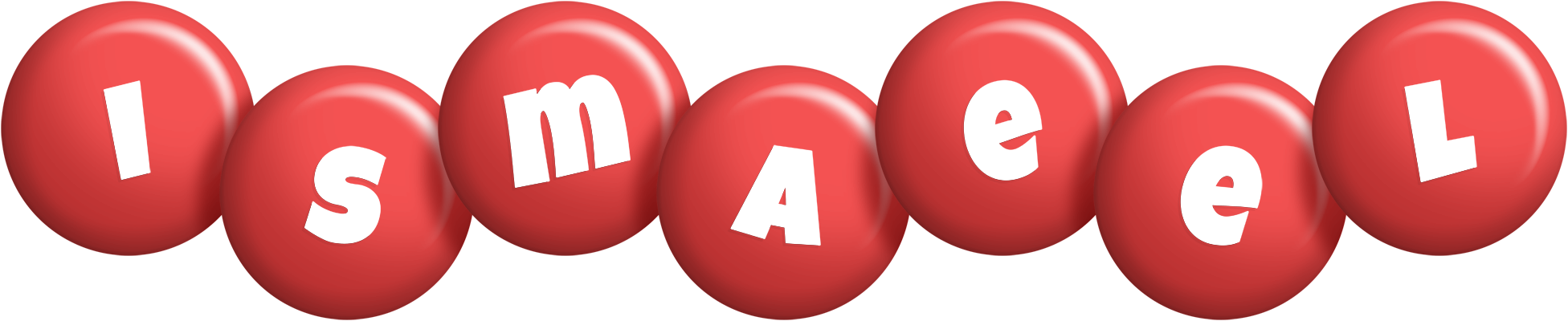 Ismaeel candy-red logo