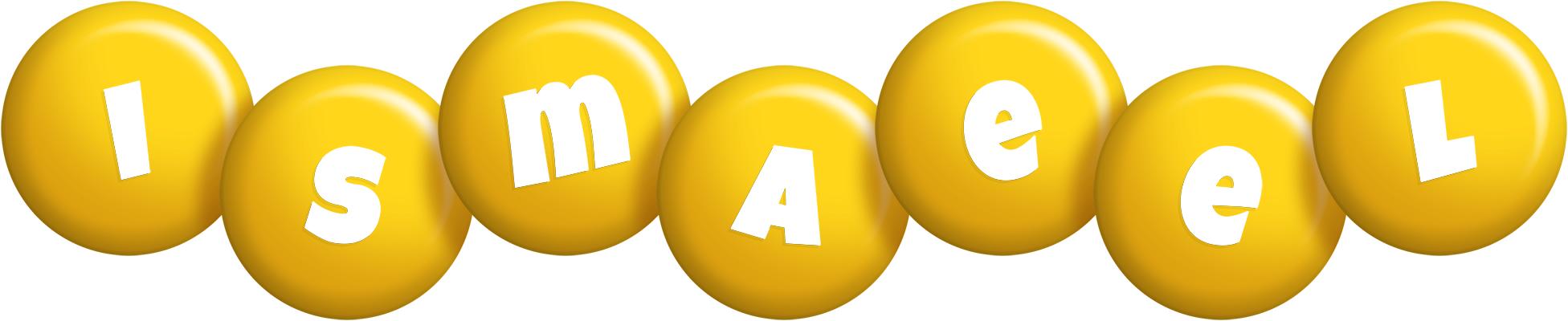 Ismaeel candy-yellow logo