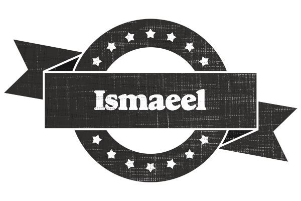 Ismaeel grunge logo