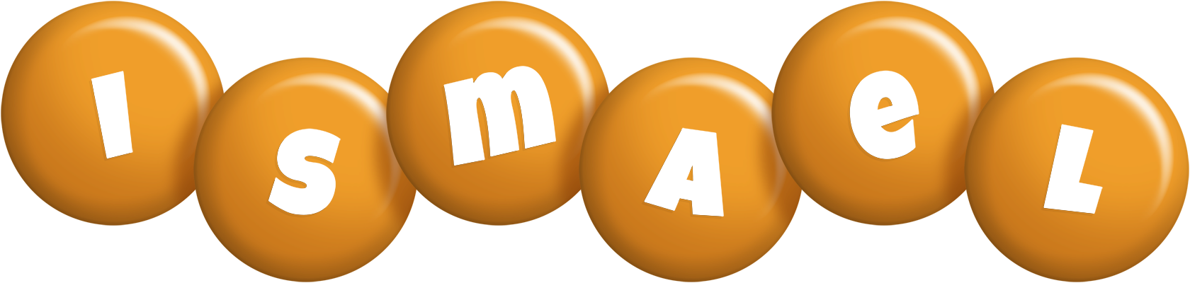 Ismael candy-orange logo