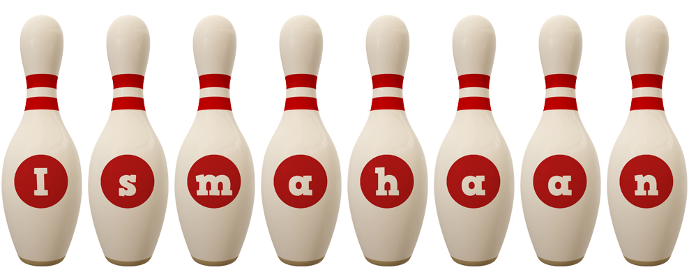 Ismahaan bowling-pin logo