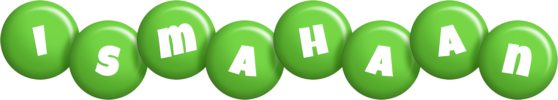 Ismahaan candy-green logo