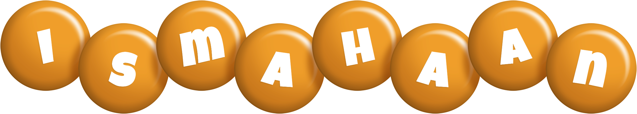 Ismahaan candy-orange logo