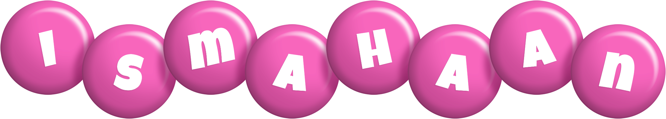 Ismahaan candy-pink logo