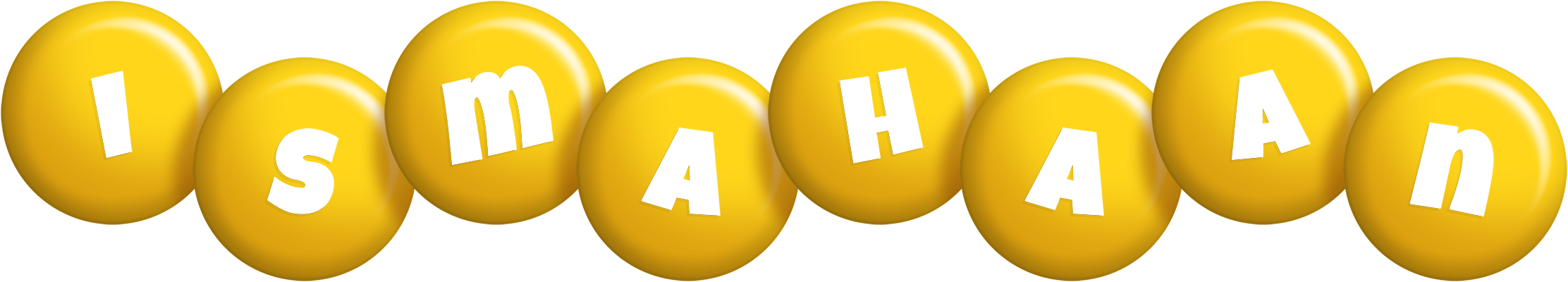 Ismahaan candy-yellow logo