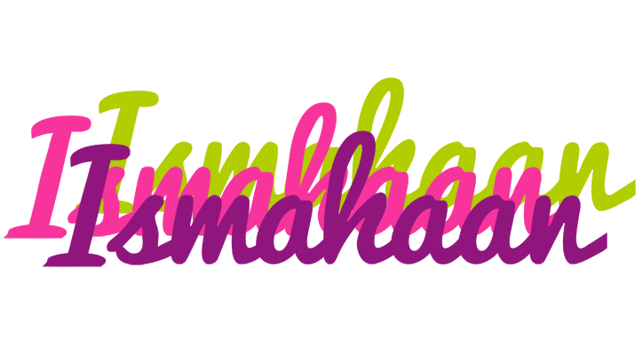 Ismahaan flowers logo