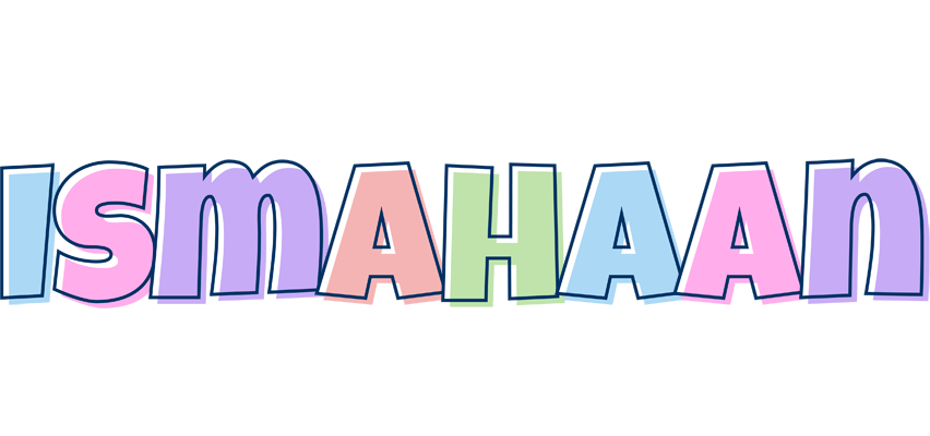 Ismahaan pastel logo