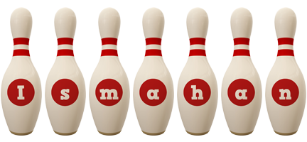 Ismahan bowling-pin logo