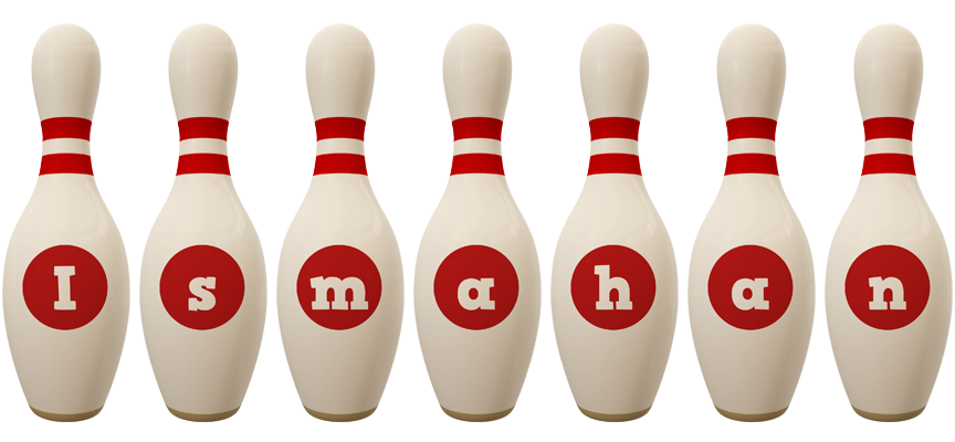 Ismahan bowling-pin logo