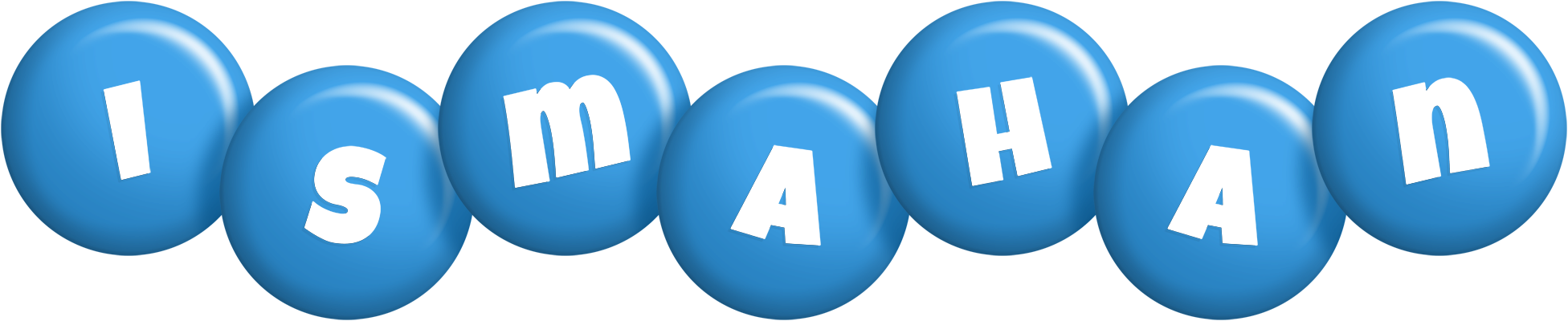 Ismahan candy-blue logo