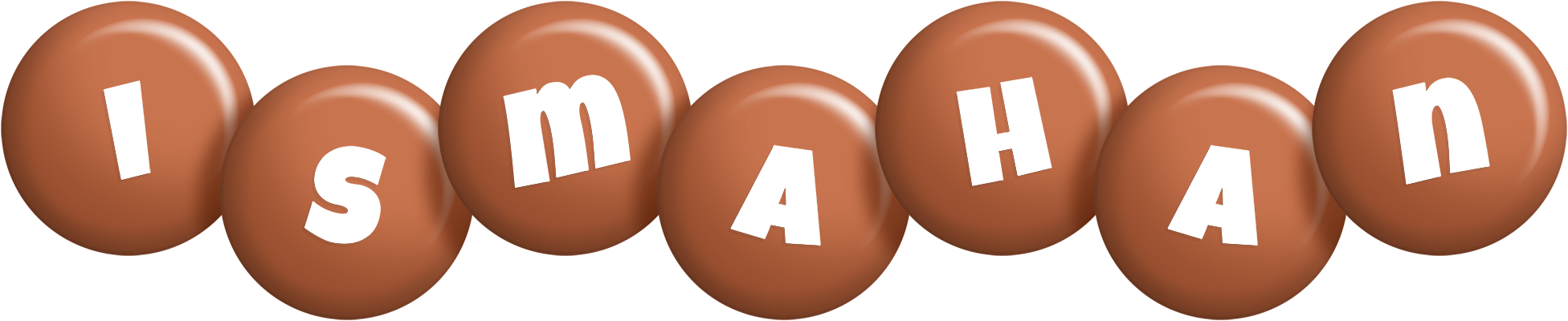 Ismahan candy-brown logo