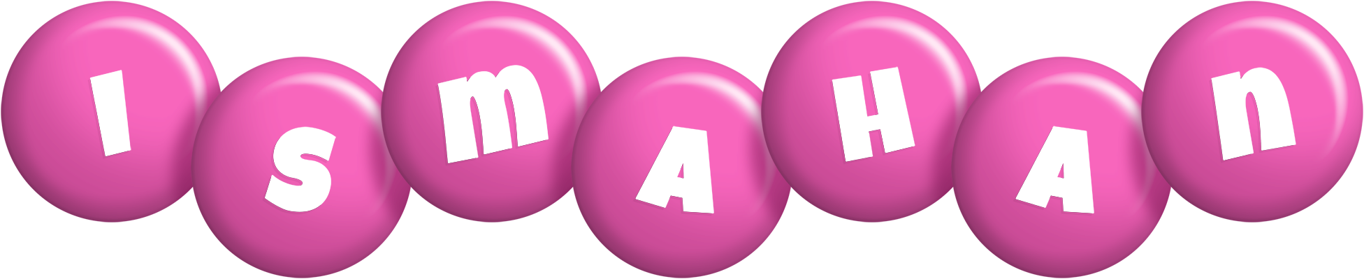 Ismahan candy-pink logo