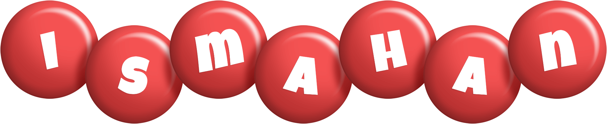 Ismahan candy-red logo