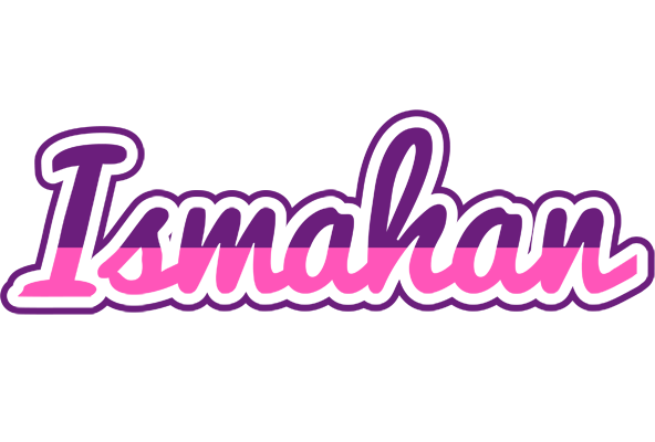 Ismahan cheerful logo